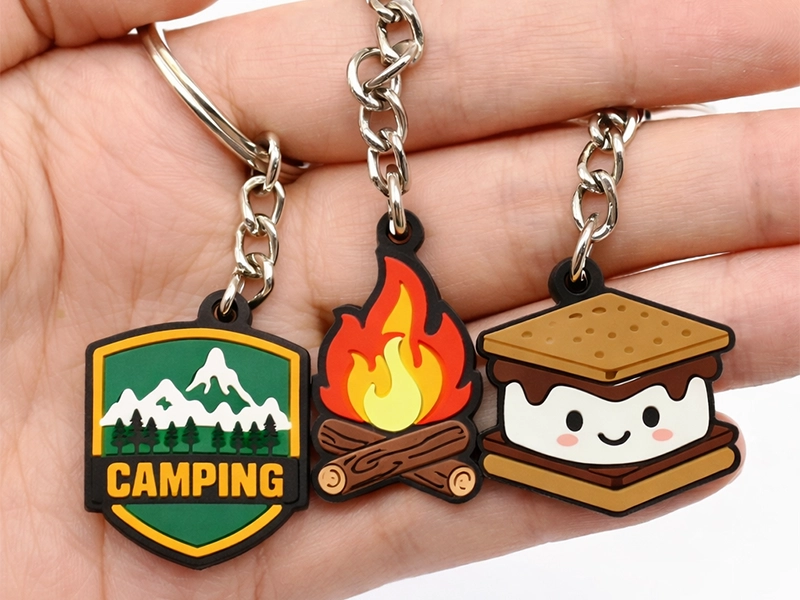 Soft PVC Rubber Keychain