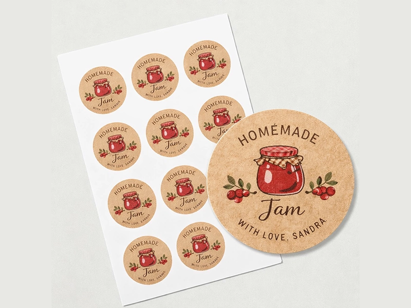 Kraft Paper Stickers