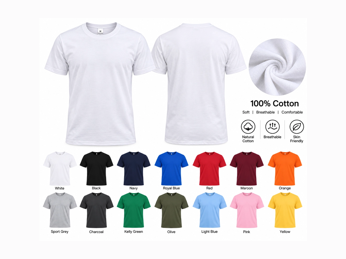 T-shirt (100% Cotton)