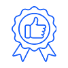 100% Satisfaction Guarantee icon 100% Satisfaction Guarantee