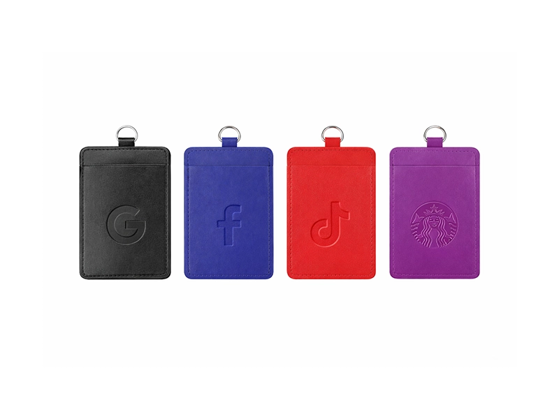 Double Pocket PU Leather Holder image 2