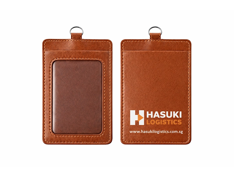 Double Pocket PU Leather Holder image 3