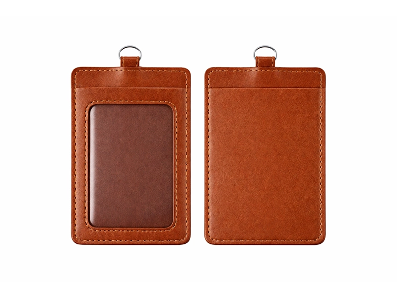 Double Pocket PU Leather Holder image 4