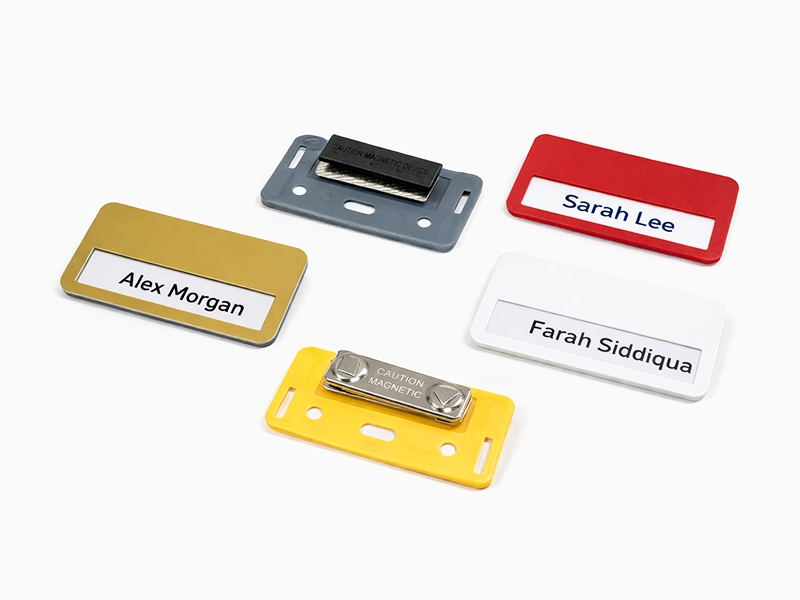 Plastic Slot Nametag image 3