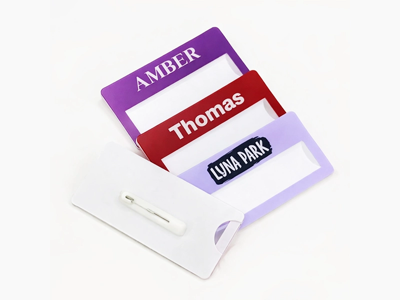 Plastic Slot Nametag image 2