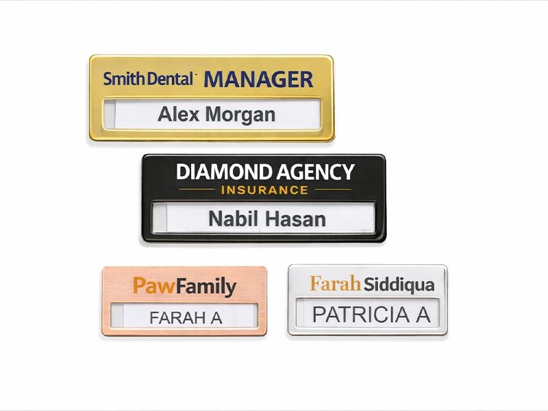 Plastic Slot Nametag image 4
