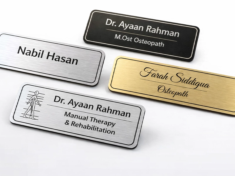 Stainless Steel Nametag image 3