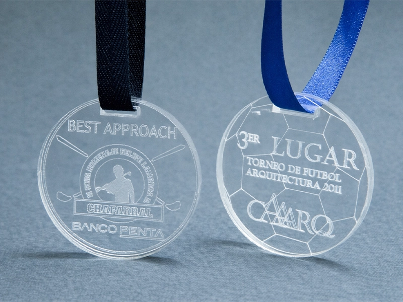 Acrylic Medal With Lanyard