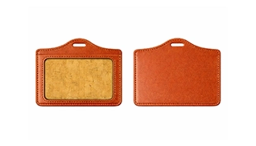 One Pocket Brown Leather Holder (Horizontal)