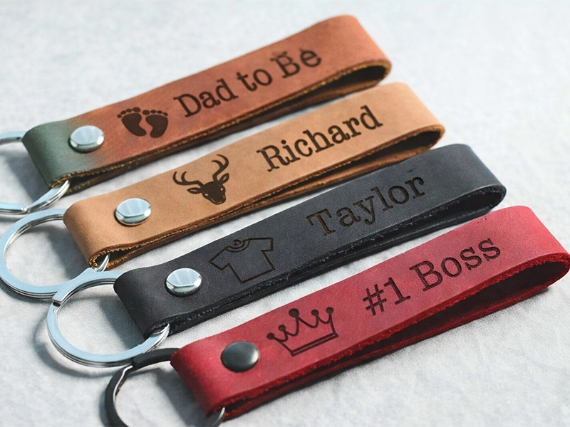 Leather Keychain image 1