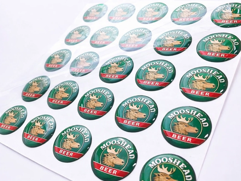 Epoxy Dome Sticker image 1