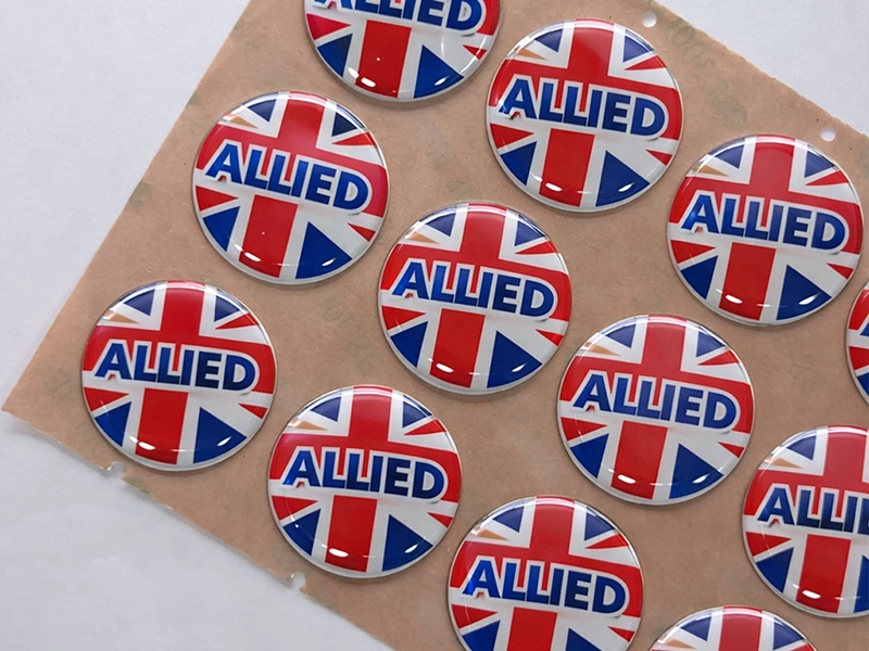 Epoxy Dome Sticker image 2