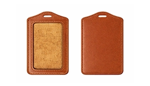One Pocket Brown Leather Holder
