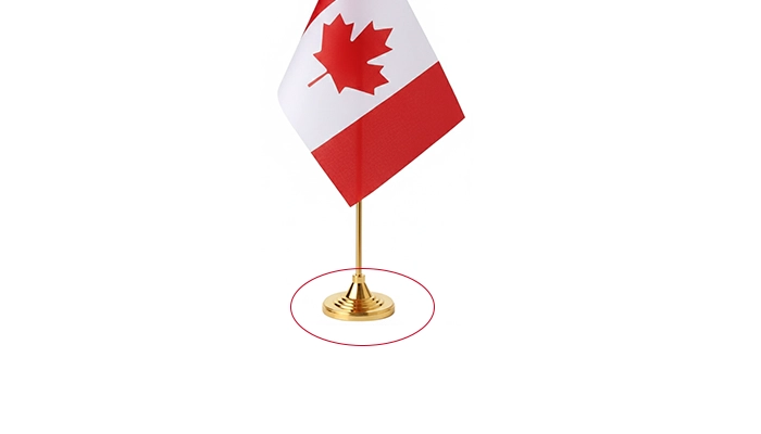 Gold Desh Flag Pole
