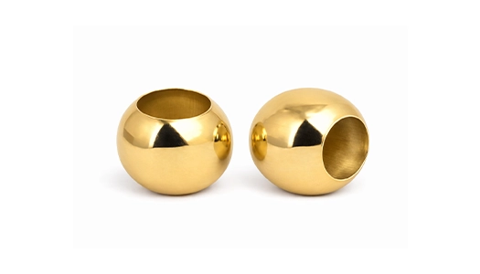Round Gold Metal Beads (Reusable)