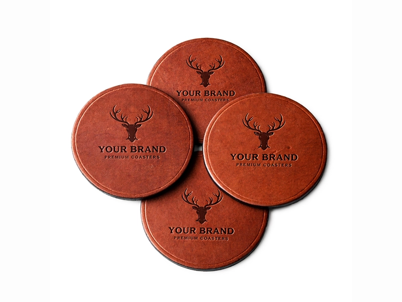 Custom Leather Coaster Singapore image 5
