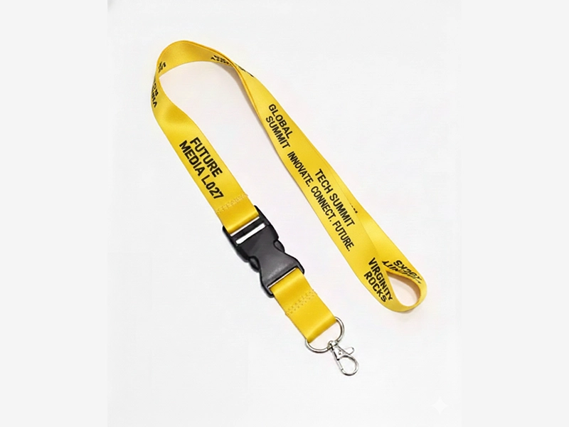 Custom 1 Color Print Lanyard image 2